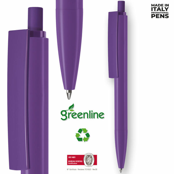 Balpen Erga e-Progress XL Recycled Paars - Zwarte inkt Balpen Erga e-Progress XL Recycled Paars - Zwarte inkt