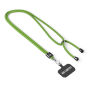 Crossbody, trendy duotone lanyard telefoonhouder van polyester Crossbody, trendy duotone lanyard telefoonhouder van polyester