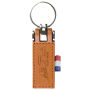 Sleutelhanger P02510F, Kunstleder, Cognac