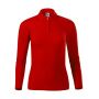 Polo Shirt women's Pique Polo LS red XS
