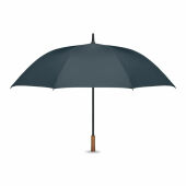 RAYNA - 27" auto paraplu houten greep - Blauw