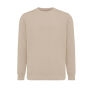IQONIQ Etosha lichtgewicht gerecycled katoen sweater, desert (L)