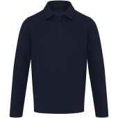 Apollo uniseks poloshirt met lange mouwen - Marineblauw - 3XL