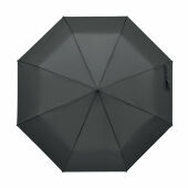 RAYNA FOLD - 21" auto paraplu houten greep - Steengrijs