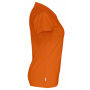 Cottover Gots T-shirt V-neck Lady orange XS Cottover Gots T-shirt V-neck Lady orange XS