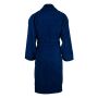 Organic 100% cotton Bathrobe, 420 gr./m², Navy S/M