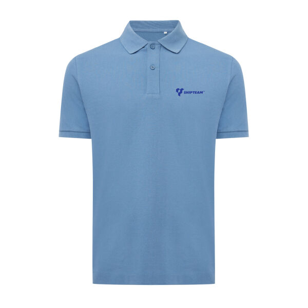 IQONIQ Yosemite gerecycled katoen pique polo, moon blue (L) IQONIQ Yosemite gerecycled katoen pique polo, moon blue (L)