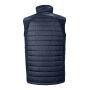 Black compass gewatteerde softshell bodywarmer Navy / Grey 4XL