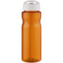 H2O Active® Eco Base 650 ml sportfles met tuitdeksel - Oranje/Wit