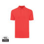 IQONIQ Yosemite gerecycled katoen pique polo, luscious red (XS)