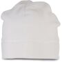 Muts van fleece white one size