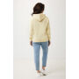 IQONIQ Rila lichtgewicht gerecycled katoen hoodie, cream yellow (M)