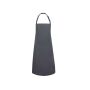 BIB APRON BASIC WITH BUCKLE, ANTHRACITE, One size, KARLOWSKY