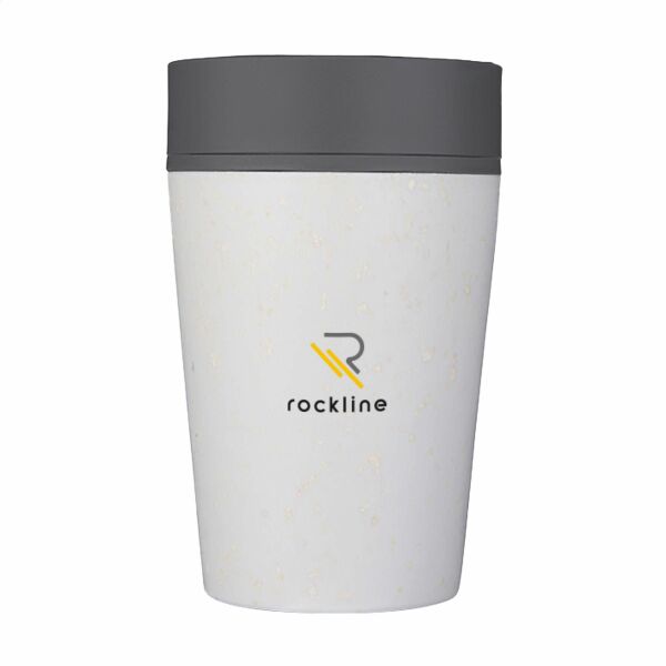 Circular&Co Recycled Coffee Cup 227 ml Kaffeebecher - weiß/schwarz Circular&Co Recycled Coffee Cup 227 ml Kaffeebecher - weiß/schwarz