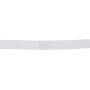 Afneembaar lint voor hoed white 57 cm
