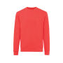 IQONIQ Zion gerecycled katoen sweater, luscious red (L)