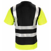 T-shirt Hi-Vis  Black/Yellow XS