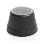 Nivio RCS gerecycled aluminum magnetische 5W Speaker, zwart