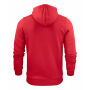 Printer Overhead full zip hoody Red S