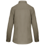 Damesoverhemd safari lange mouwen Light khaki XXL