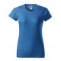 T-shirt women's Basic azure blue XXL