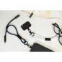 CuffCharge - 60W RPET mobiele polsband kabel