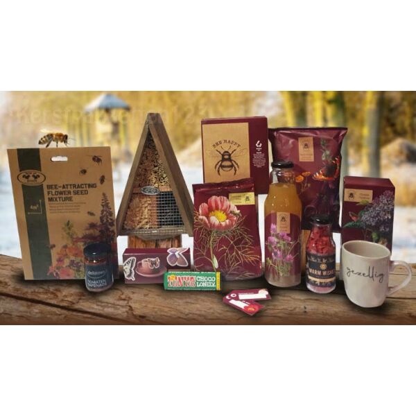 Kerstpakket Don't Worry Bee Happy Kerstpakket Don't Worry Bee Happy