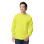 Gildan T-shirt Ultra Cotton LS unisex 382 safety green 5XL