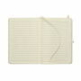 ARCOLOOP - A5 gerecycled PU notitieboek - Gebroken Wit