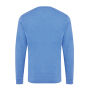 Iqoniq Denali gerecycled katoen sweater ongeverfd, heather blue (XXXL)