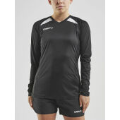 PRO CONTROL IMPACT LS TEE W BLACK-WHITE XS