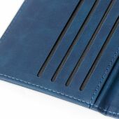 Gerecyclede PU paspoorthouder en bagagelabel Zani zwart