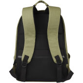 Joey 15,6 inch GRS gerecyclede canvas antidiefstal laptoprugzak 18 l - Olijf