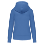 Ecologische damessweater met capuchon en ritssluiting Light Royal Blue XXL Ecologische damessweater met capuchon en ritssluiting Light Royal Blue XXL