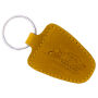 Sleutelhanger P02431, Kunstleder, Geel