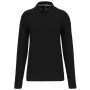 Polo lange mouwen Black S
