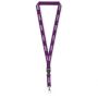 Afneembare polyester keycord met reflecterende draden
