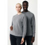 IQONIQ Etosha lichtgewicht gerecycled katoen sweater, light heather anthracite (XXXL)