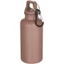 Oregon 400 ml solid colour RCS recycled plastic water bottle with carabiner - Dusty Pink Oregon 400 ml solid colour RCS recycled plastic water bottle with carabiner - Dusty Pink