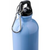 Gerecyclede roestvrijstalen enkelwandige fles (400 ml) Sable zwart