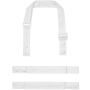 Swap and Pop Customisable Apron Straps, White, ONE, Premier
