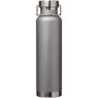 Thor 650 ml RCS gecertificeerde gerecyclede roestvrijstalen koperen vacuüm geïsoleerde waterfles - Grijs