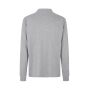 PRO Wear poloshirt | lange mouw - Grijs gemêleerd, 5XL