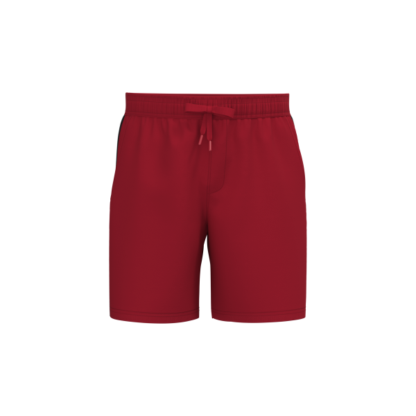 Tweekleurige herenshort Sporty Red / Black S Tweekleurige herenshort Sporty Red / Black S