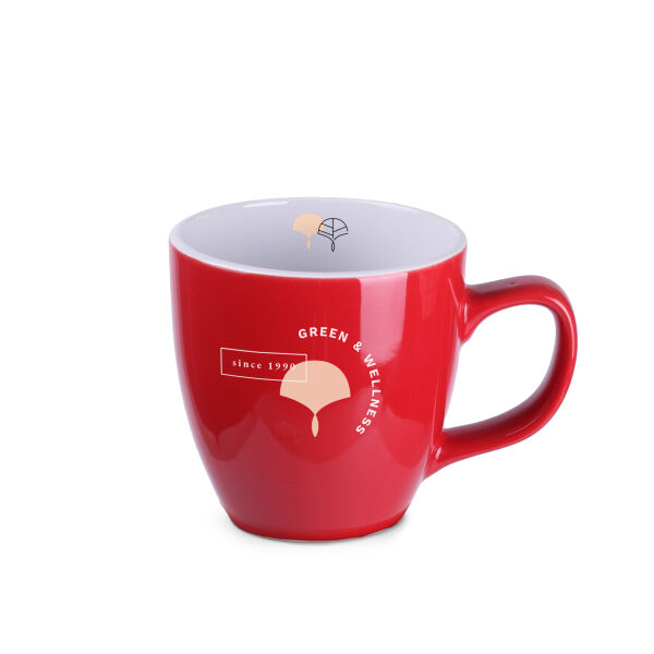 Beker Americano Small Duo 250ml rood/wit Beker Americano Small Duo 250ml rood/wit