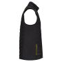 Bodywarmer DayToDay in twee stoffen black/yellow 5XL Bodywarmer DayToDay in twee stoffen black/yellow 5XL
