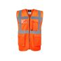 COMFORT EXECUTIVE VEST "HAMBURG, ORANGE, 4XL, KORNTEX