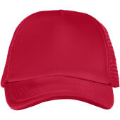 Trucker 5 panel cap - Rood/Rood