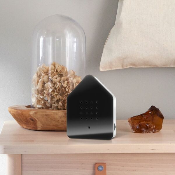 Huisje met vogelgeluiden | Zwitscherbox | Zwart Huisje met vogelgeluiden | Zwitscherbox | Zwart