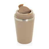 Java RCS recycled dubbel wandige beker 350ML, greige Java RCS recycled dubbel wandige beker 350ML, greige